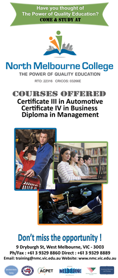 Illustrations: North Melbourne College